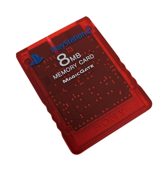 Original Sony Playstation 2 Ps2 Memory Card Speicherkarte - rot - gebraucht