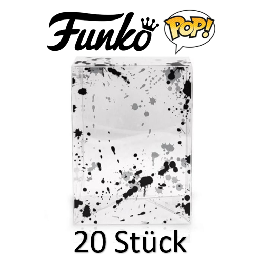FUNKO POP Protector Box Schutzhüllen - 20 Stück - schwarzes Blut ( Black Blood Edition)