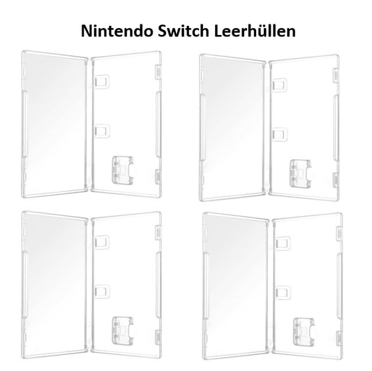 Nintendo Switch Leerhüllen Ersatzhüllen Spielhüllen Game Hülle Case Box