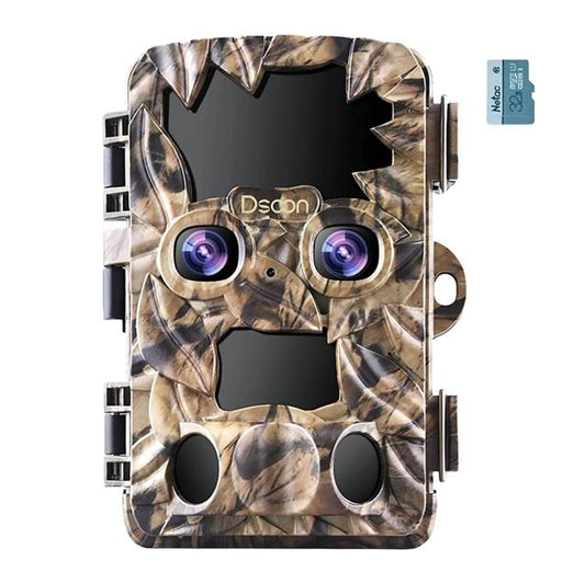 Dsoon H8201 Wildkamera, Wildtierkamera 4K Nachtsicht Handyübertragung 32GB