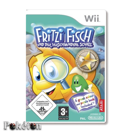 Nintendo Wii Spiel - Fritzi Fisch und der verschwundene Schatz - gebraucht