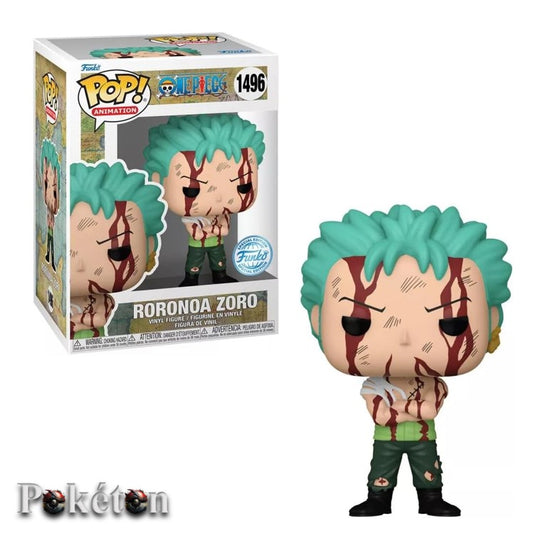 FUNKO POP One Piece #1496 Rononoa Zoro - Vinyl Figur NEU