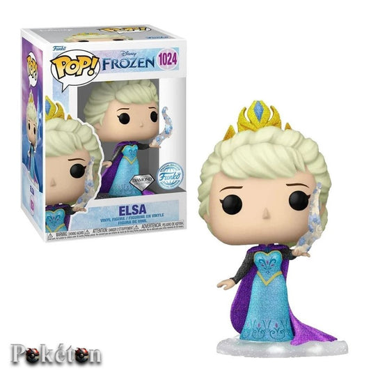 FUNKO POP Disney Frozen #1024 Elsa - Diamond Collection - Vinyl Figur OVP NEU