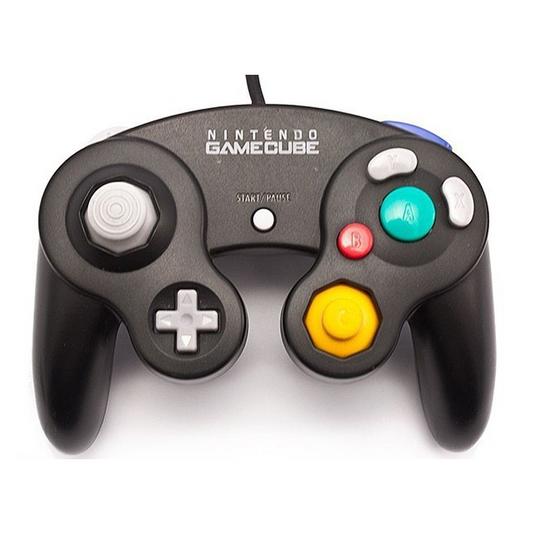 Gamecube Controller schwarz black Original Nintendo - sehr guter Zustand
