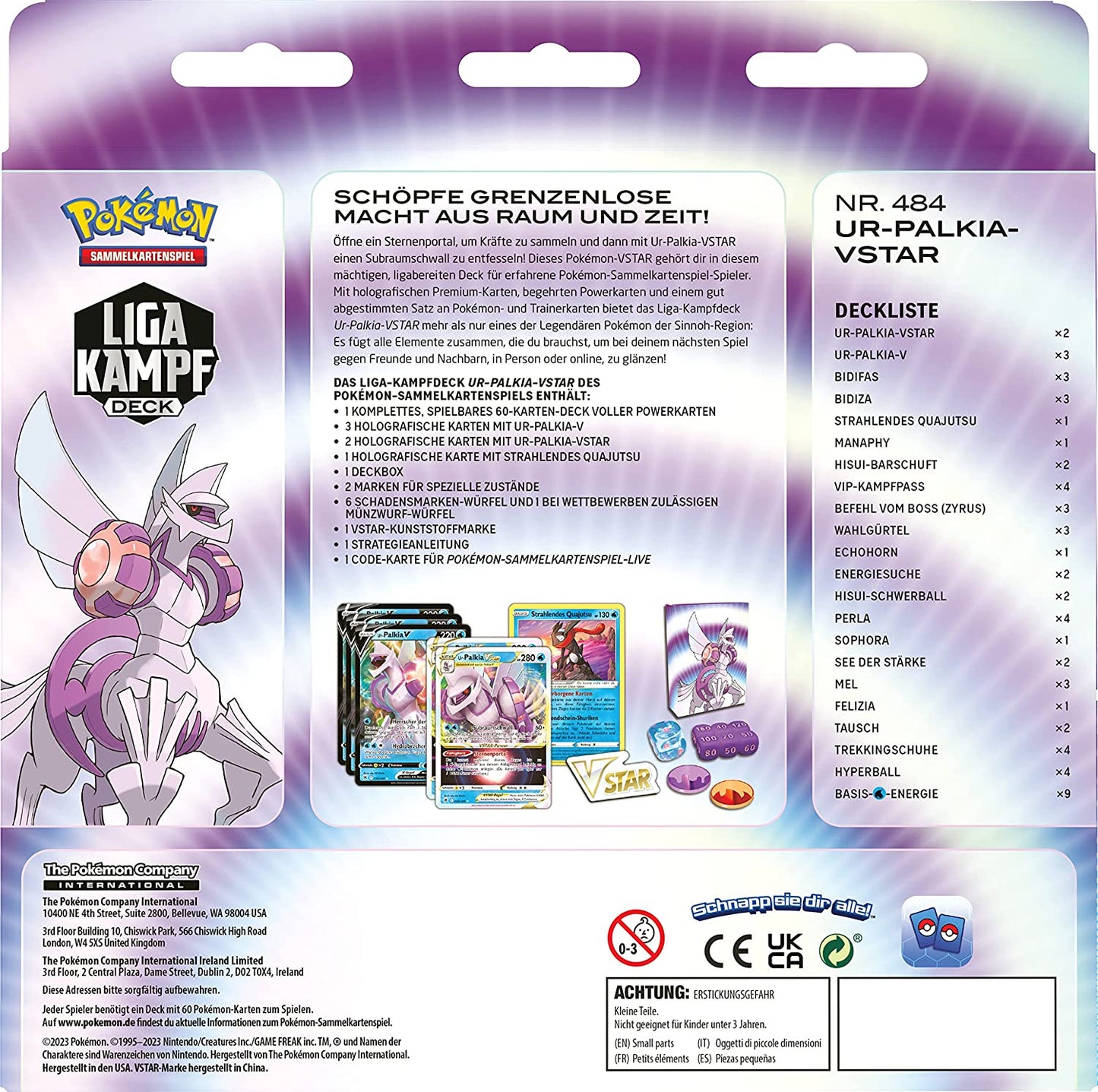 Pokemon Liga-Kampfdeck Mai Ur-Palkia VStar TCG - DE deutsch