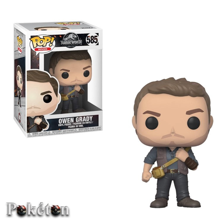 FUNKO POP Jurassic World #585 Owen Grady - Vinyl Figur NEU
