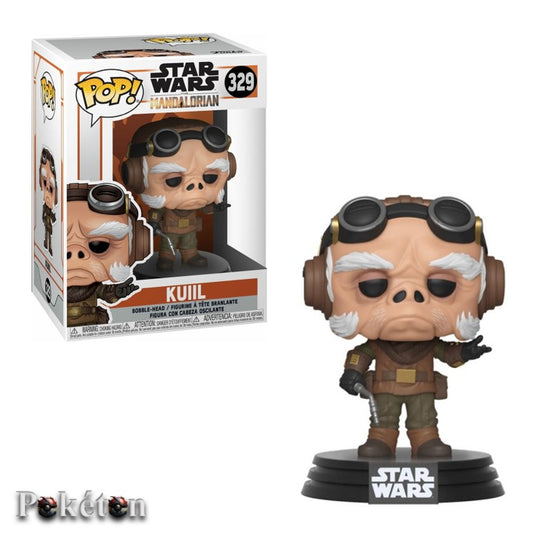 FUNKO POP Star Wars Mandalorian #329 Kuiil - Vinyl Figur NEU
