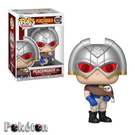 FUNKO POP Peacemaker #1232 Peacemaker with Eagle Vinyl Figur NEU