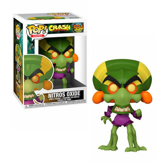 FUNKO POP Crash Bandicoot #534 Nitros Oxide Vinyl Figur sealed NEU