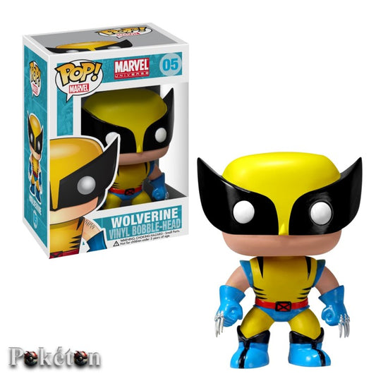 FUNKO POP Marvel #05 Wolverine - Vinyl Bobble-Head Figur OVP NEU