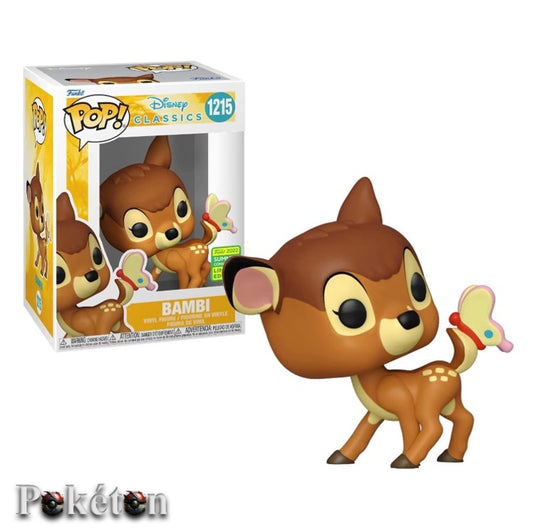 FUNKO POP Disney Classics #1215 Bambi - 2022 Summer Convention - Vinyl Figur NEU