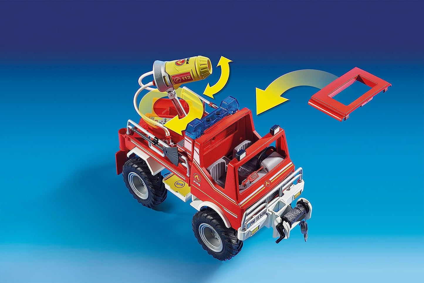 PLAYMOBIL City Action 9466 Feuerwehr-Truck mit Licht- und Soundeffekten NEU & OVP