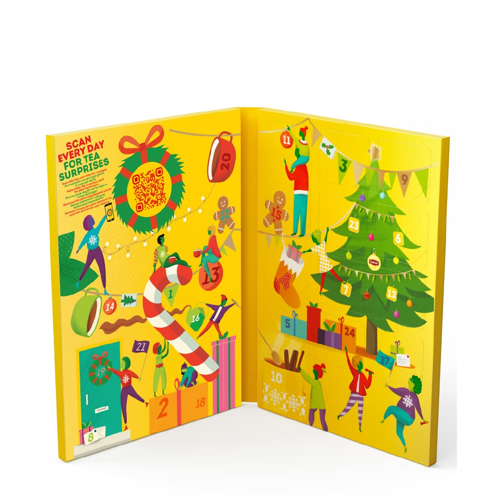 Lipton Tee Tea Adventskalender Weihnachtskalender 2022 - 48 Teebeutel