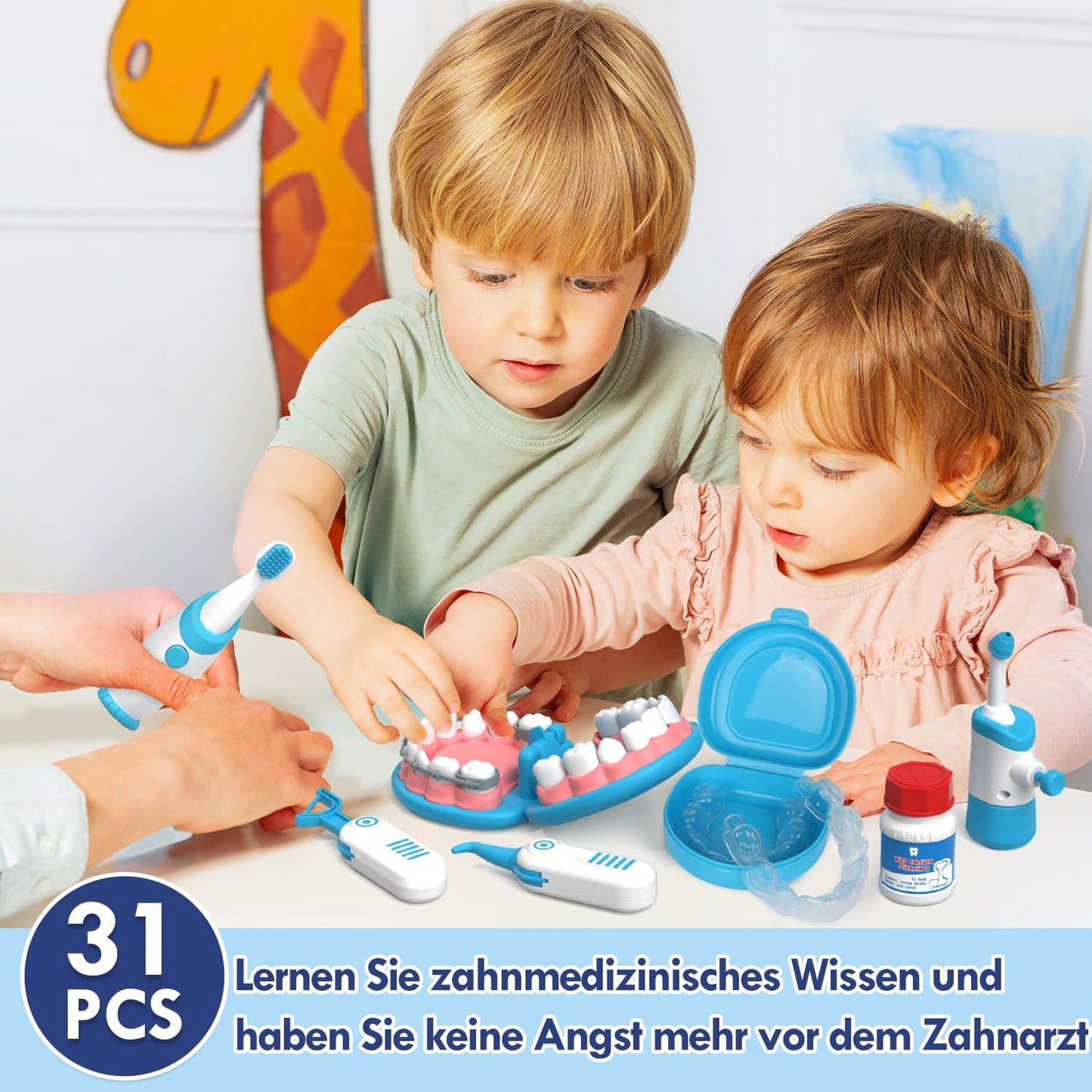 Lehoo Castle Arztkoffer Zahnarzt Kinder Doktor Rollenspiel Lernspielzeug Spiel - NEU