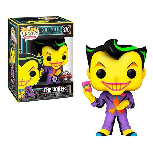FUNKO POP Batman Animated Series #370 The Joker (Black Light Glow) - Vinyl Figur NEU