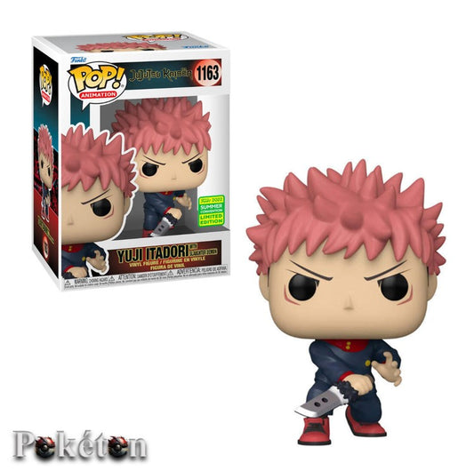 FUNKO POP Jujutsu Kaisen #1163 Yuji Itadori Summer 2022 Convention - Vinyl Figur NEU