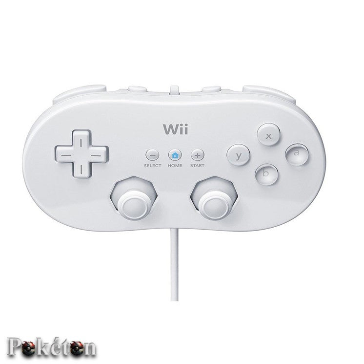 Nintendo Wii Controller Classic & Pro Gamepad - schwarz / weiß - Original