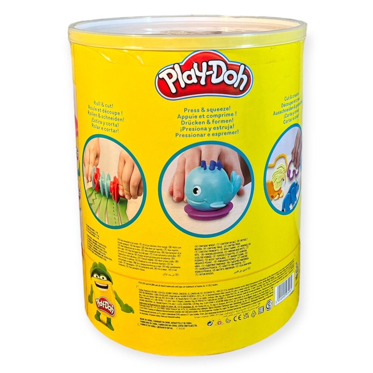 Play-Doh Super Knetspaßtonne Hasbro 23 Farben 45 Teile Knete Set mit Förmchen