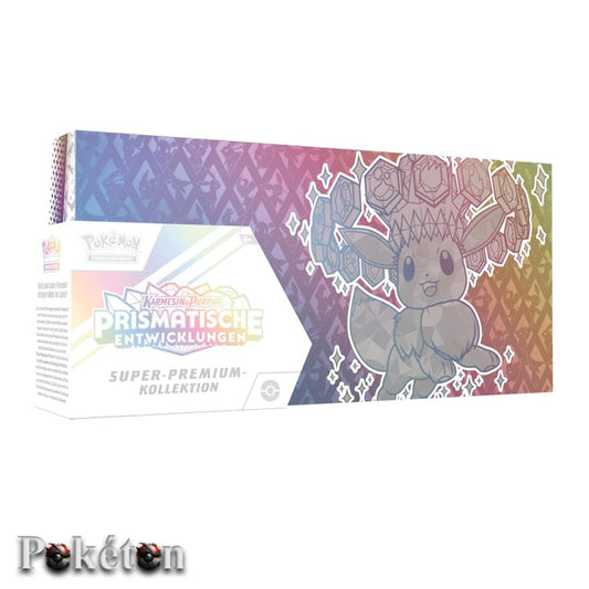 Pokemon TCG prismatische Entwicklungen Super-Premium-Kollektion DE deutsch NEU OVP