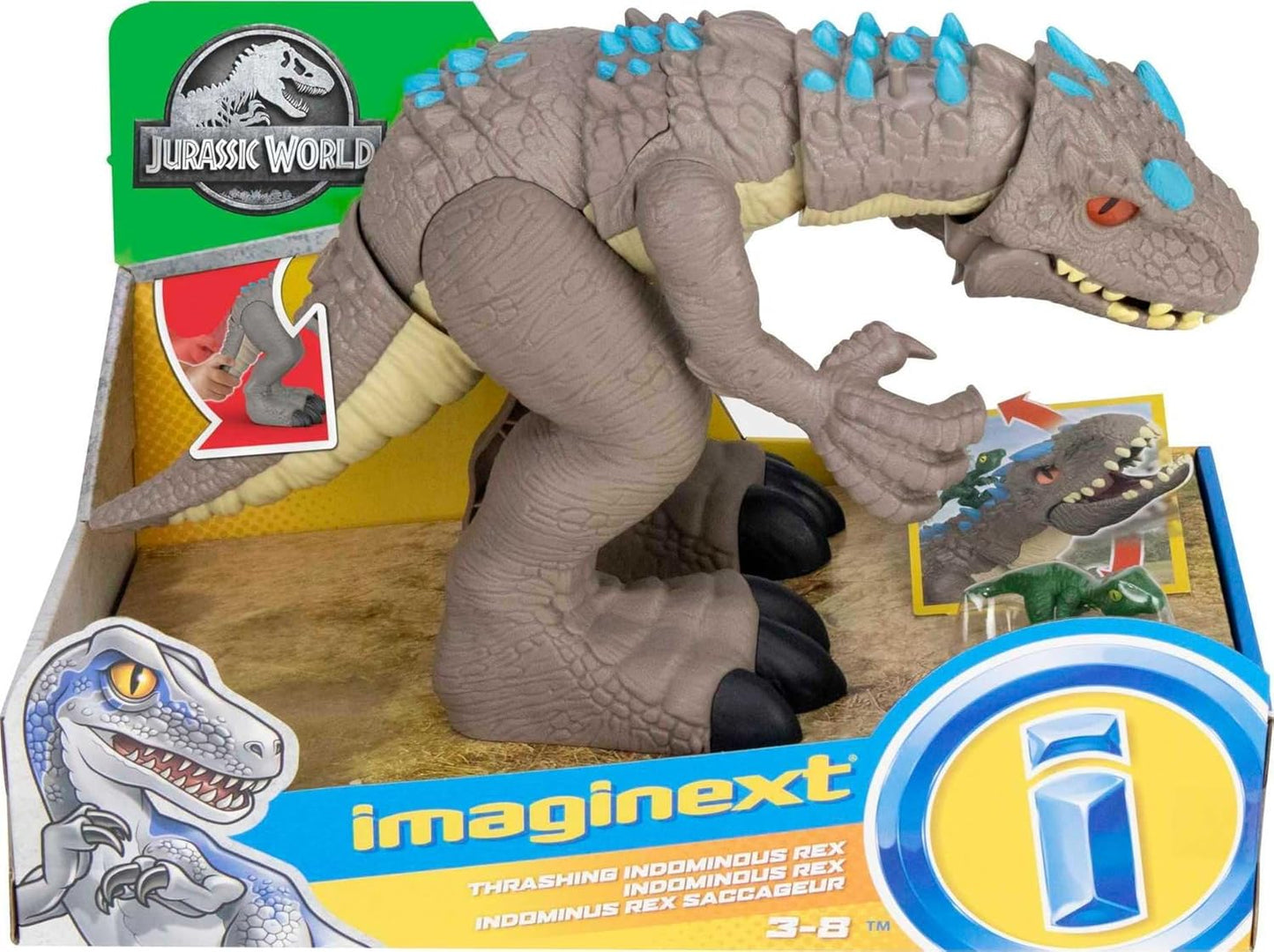 Fisher-Price GMR16 - Imaginext Jurassic World Dinosaurier Set Kinder Spielzeug - NEU