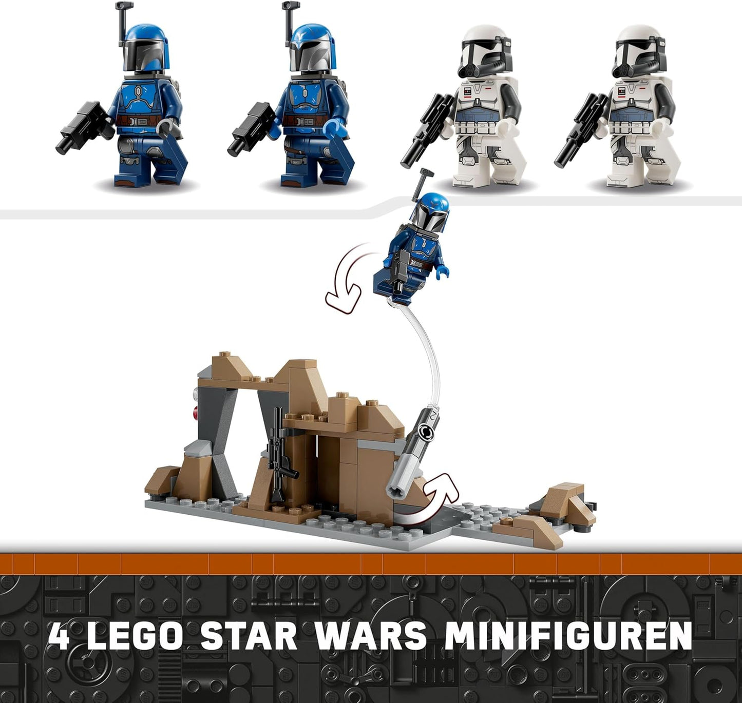 LEGO 75373 Star Wars Ambush on Mandalore Battle Pack Madalorian Spielset - NEU in OVP