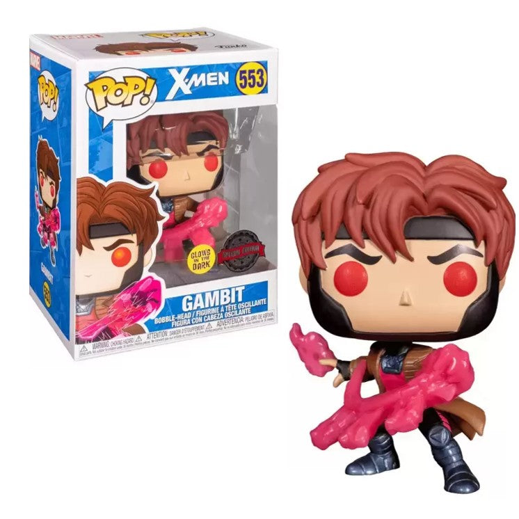 FUNKO POP X-Men #553 Gambit - glows in the dark - Vinyl Figur NEU