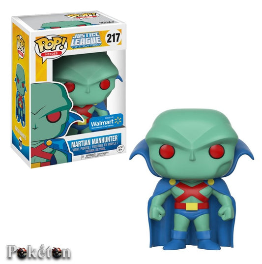 FUNKO POP Justice League #217 Martian Manhunter - Vinyl Figur NEU OVP