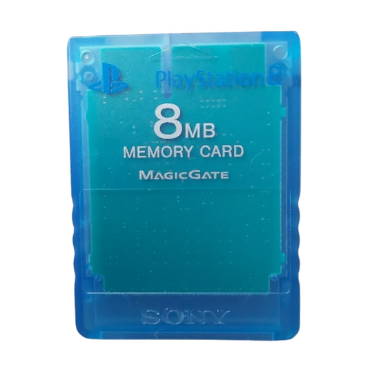 Original Sony Playstation 2 Ps2 Memory Card 8MB - blau - gebraucht