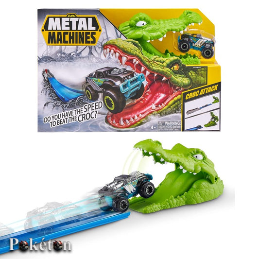 Zuru Metal Machines Krokodil Spielset Rennbahn mit Auto - NEU in OVP