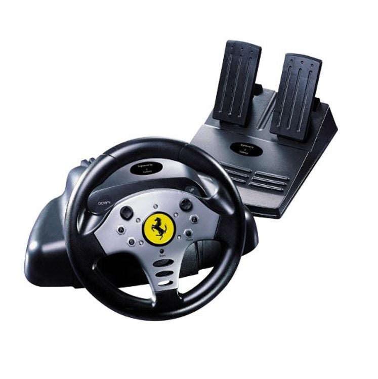 Lenkrad Shock2 Racing Wheel Ferrari for N64 + Pedale