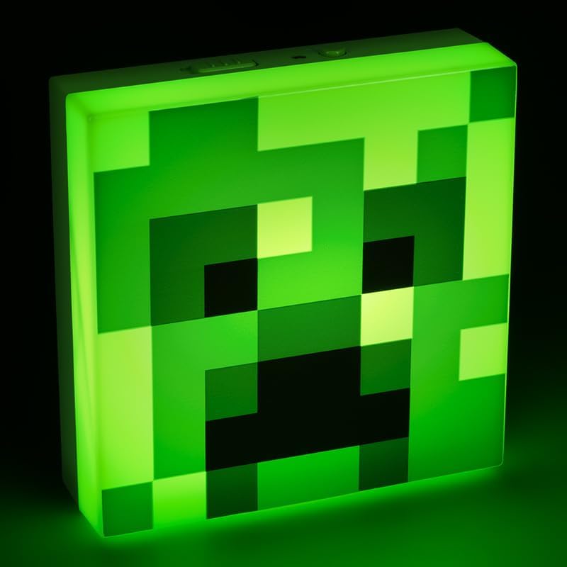 Minecraft Creeper Nachtlicht Licht Lampe Nachtlichtsensor Wandplatzierung