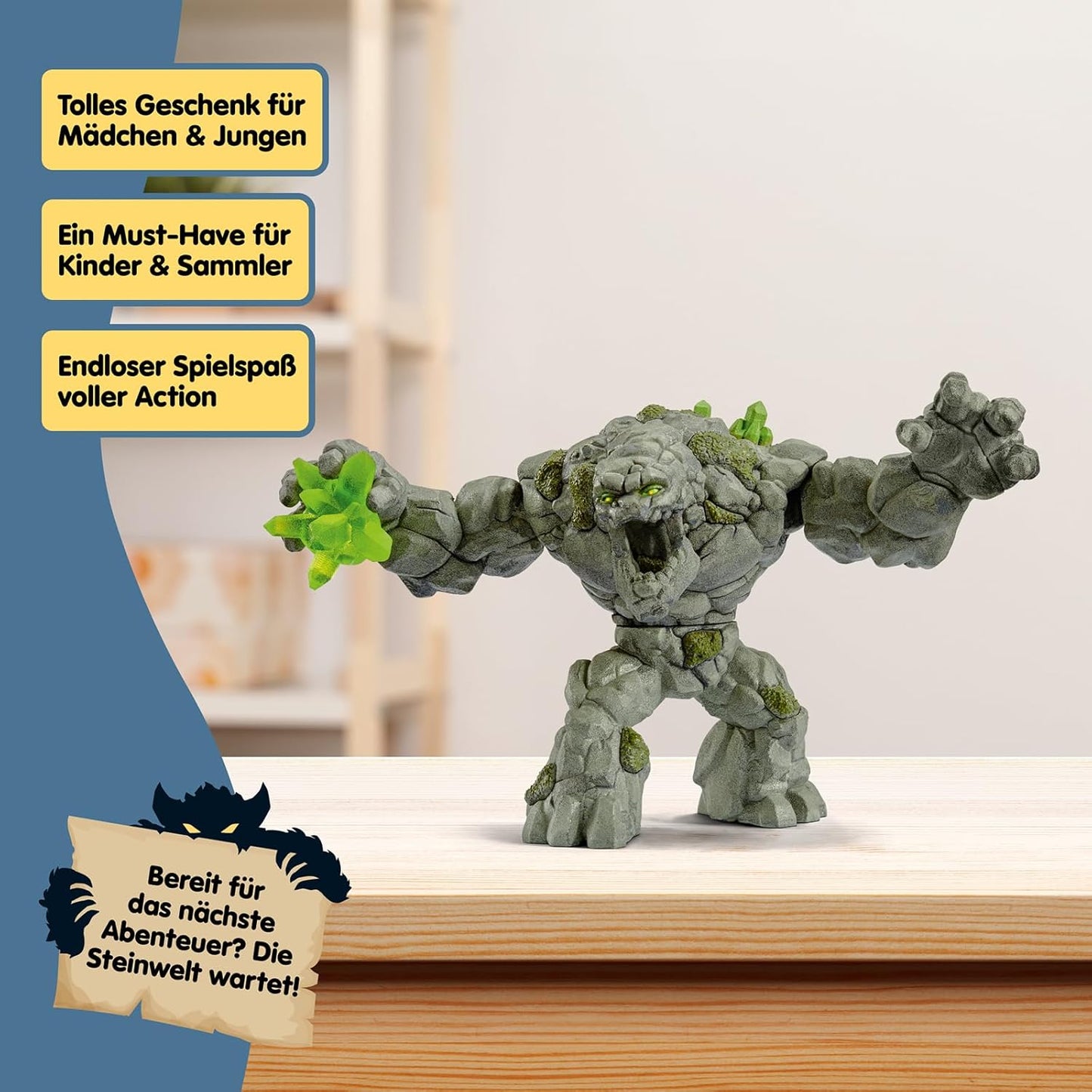 SCHLEICH ELDRADOR Creatures | Steinmonster 70141 Spielfigur bewegliche Gliedmaßen