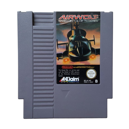 NES Spiel - Airwolf - Nintendo Entertainment System - PAL - sehr gut