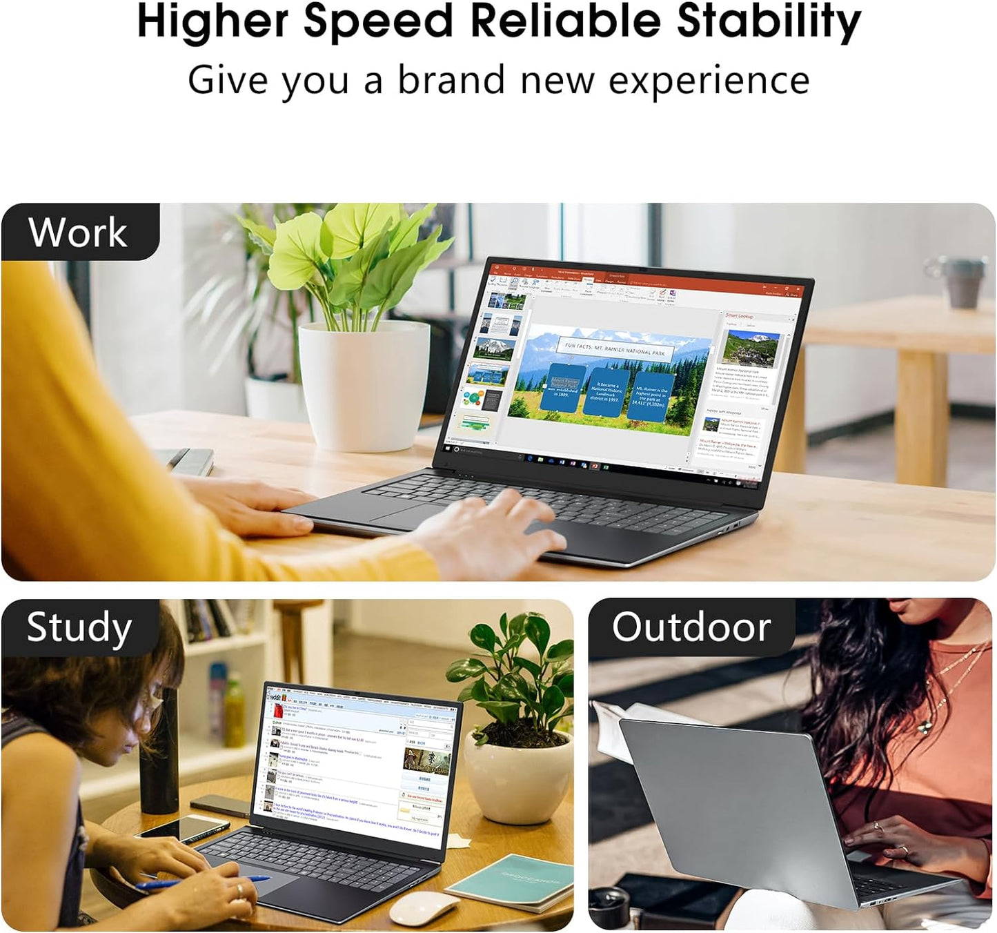 SGIN M17Laptop 17,3 Zoll 8GB RAM 512GB SSD ROM Windows 11 Home Intel Celeron
