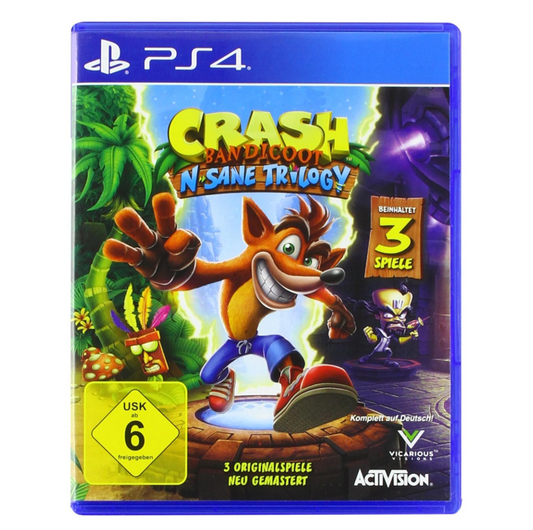 PS4 Playstation 4 - Crash Bandicoot N-Sane Trilogy - gebraucht