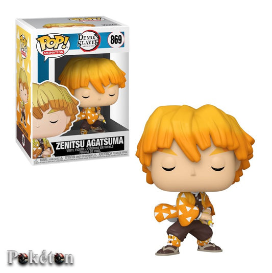 FUNKO POP Demon Slayer #869 Zenitsu Agatsuma - Vinyl Figur NEU OVP