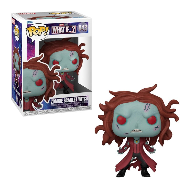 FUNKO POP Marvel What if...? #943 Zombie Scarlet Witch - Vinyl Figur NEU