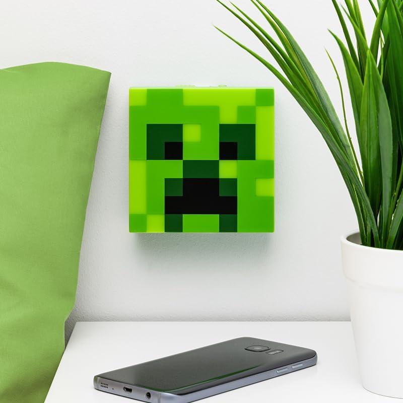 Minecraft Creeper Nachtlicht Licht Lampe Nachtlichtsensor Wandplatzierung