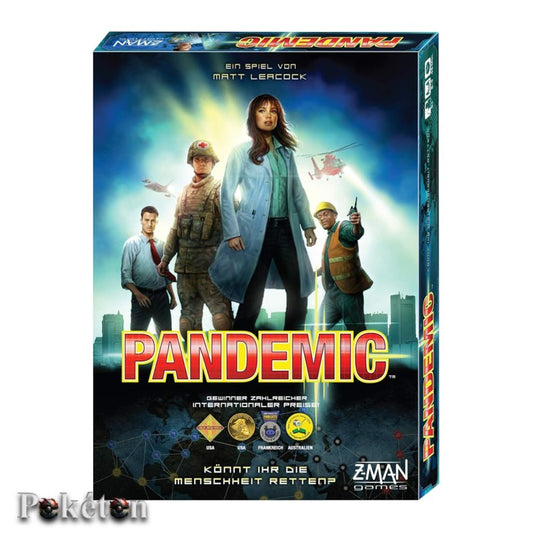 Z-Man Games - Pandemic - Grundspiel - kooperatives Spiel 2-4 Spieler - deutsch - NEU