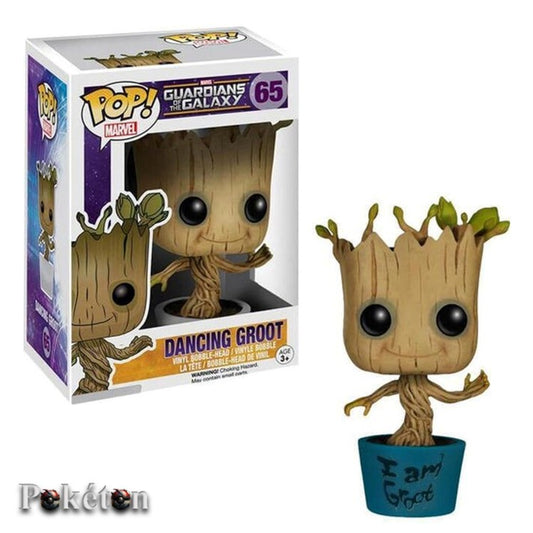 FUNKO POP Marvel #65 Dancing Groot Special Bobble-Head Figur NEU