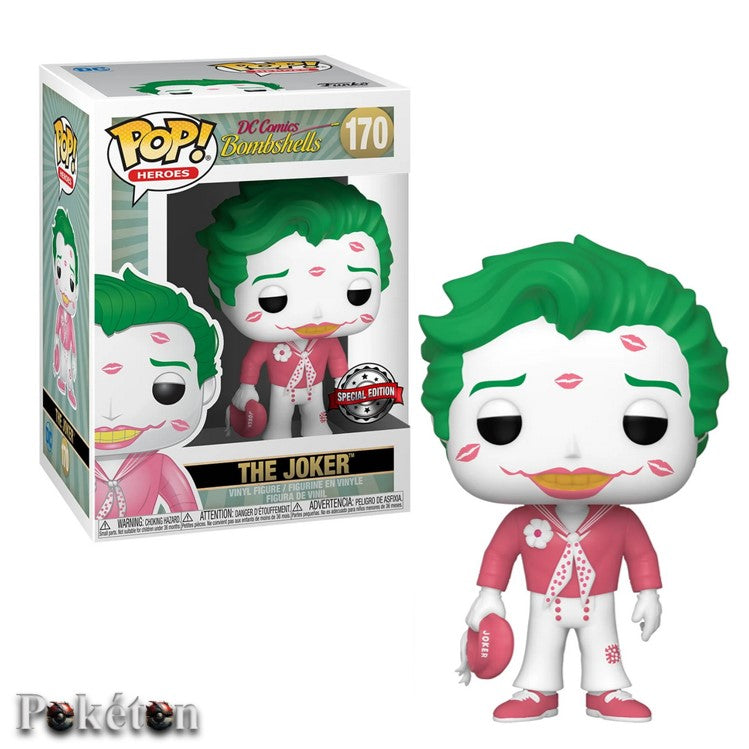 FUNKO POP DC Comics Bombshells #170 The Joker - Vinyl Figur OVP NEU