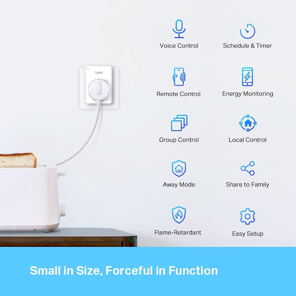 TP-Link Tapo Smart Home WLAN Steckdose P110 Alexa Energieverbrauchskontrolle