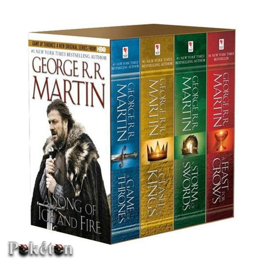 Game of Thrones - A Song of Ice and Fire Books 1-4 Box Set - NEU