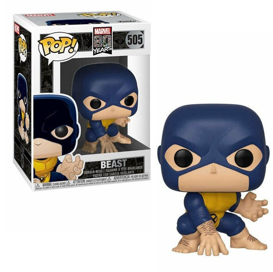 FUNKO POP Marvel 80 Years #505 Beast - Vinyl Figur NEU