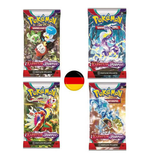 Pokemon Karmesin & Purpur Booster Pack - DE deutsch