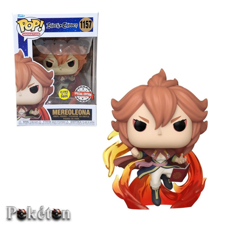 FUNKO POP Black Clover #1157 Mereoleona (Glows in the Dark) - Vinyl Figur NEU
