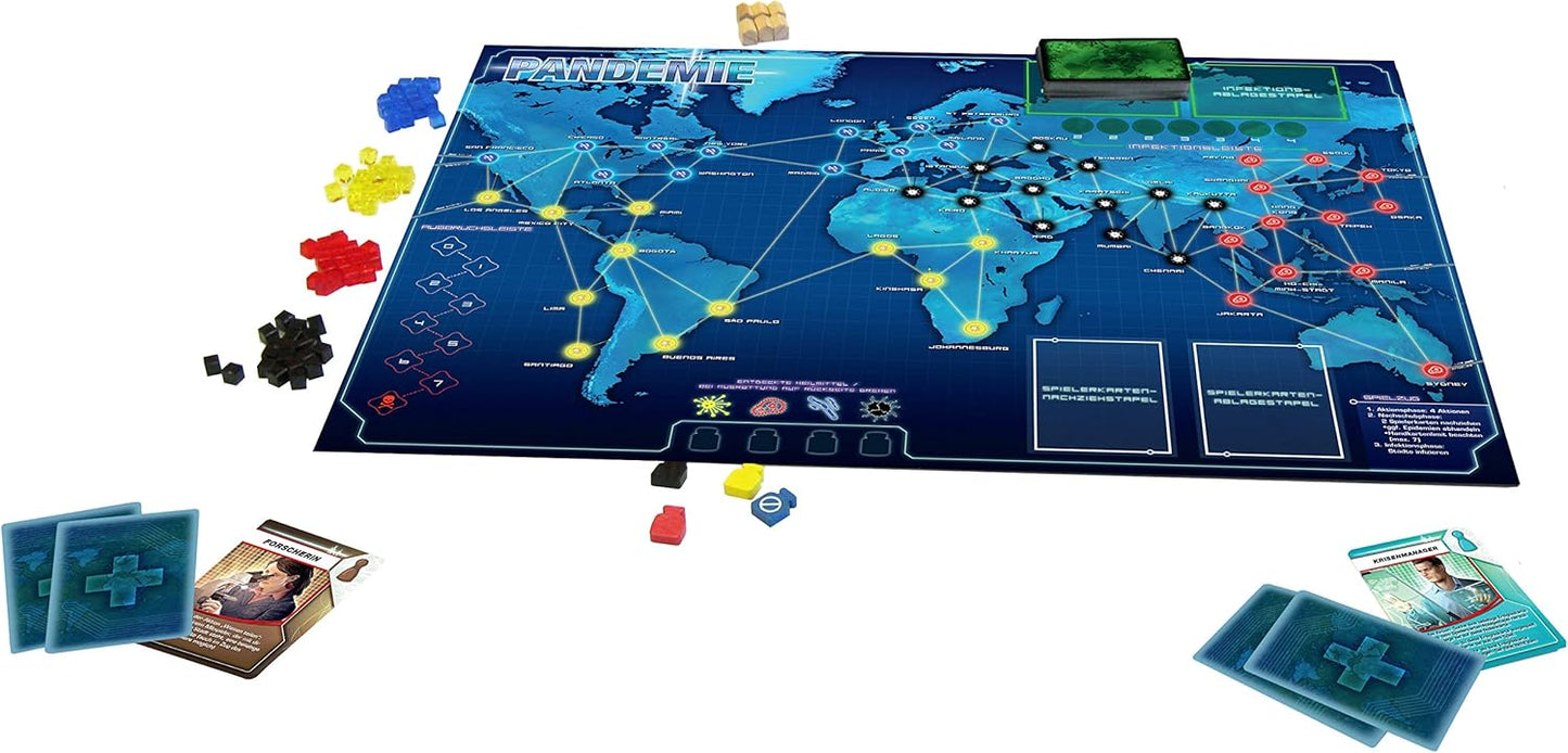 Z-Man Games - Pandemic - Grundspiel - kooperatives Spiel 2-4 Spieler - deutsch - NEU