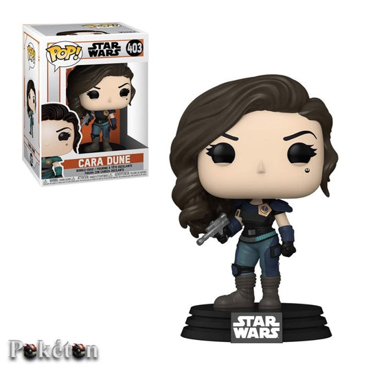 FUNKO POP Star Wars #403 Cara Dune - Bobble Head Figur NEU OVP