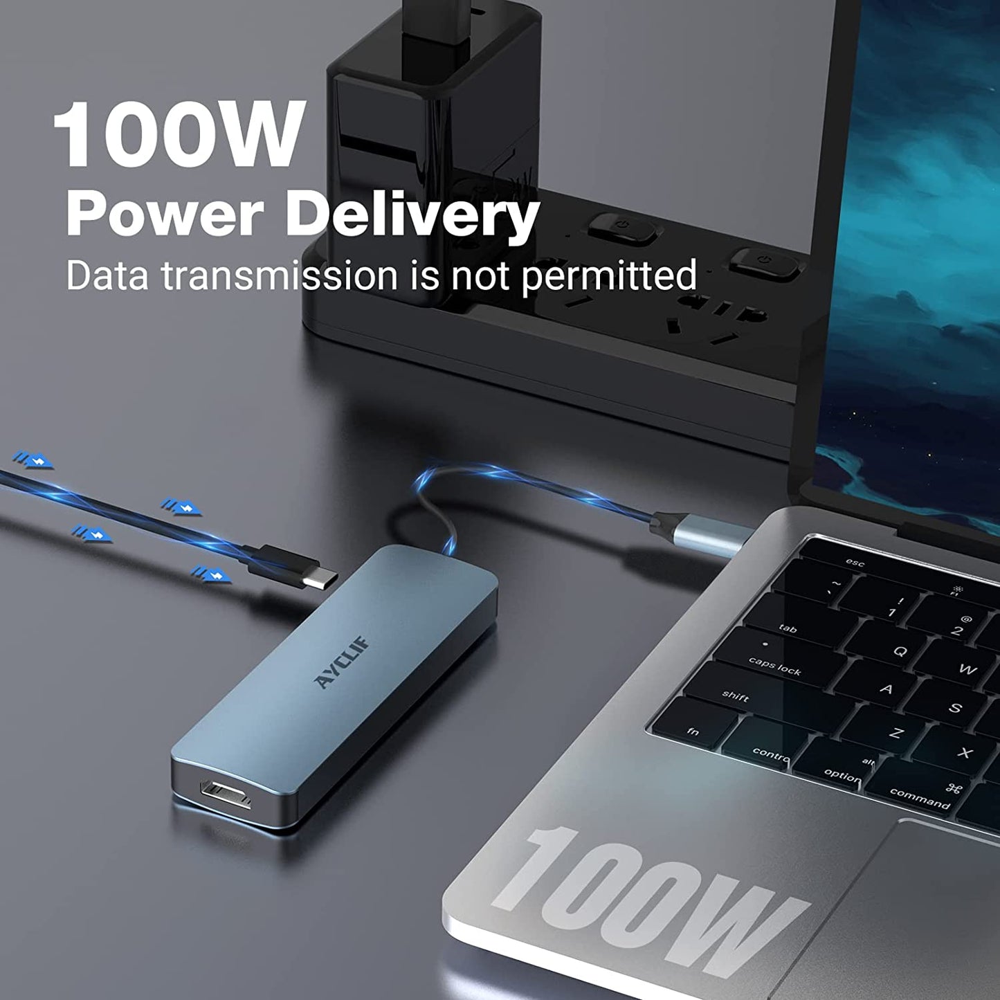 USB C Hub Adapter MacBook Pro / Air iPad Pro - 6 in 1 - 4K HDMI Ausgang Laptop Surface Pro 8 Kartenleser