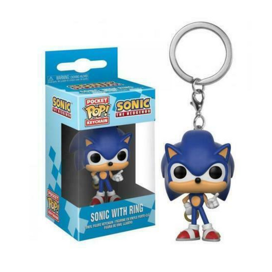 Pocket Pop! Keychain FUNKO Sonic the Hedgehog with Ring - Schlüsselanhänger
